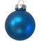 Whitehurst Matte Finish Glass Christmas Ball Ornaments - 1.5" (40mm) - Blue - 40ct